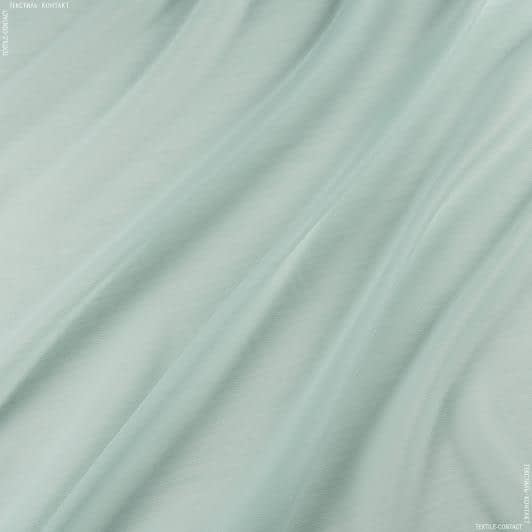 Тканини гардинні тканини - Тюль Аллегро колір блакитна лазур з обважнювачем