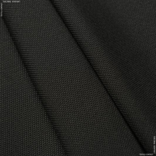 Тканини портьєрні тканини - Рогожка Брук чорна