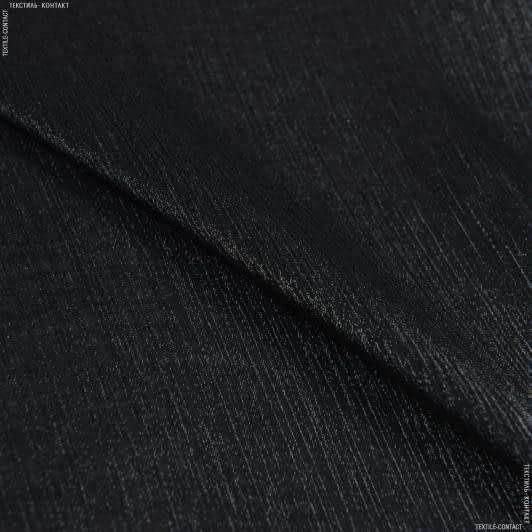 Ткани для платьев - Органза креш черная