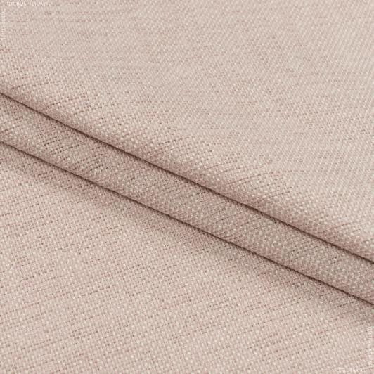 Ткани для декора - Рогожка Дамалис меланж розовый