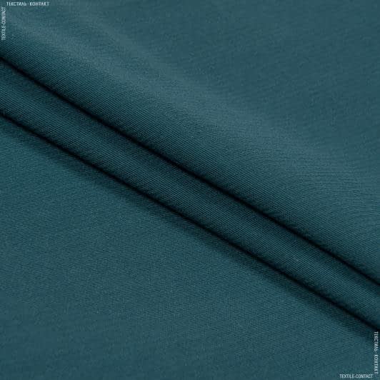 Тканини для костюмів - Платтяний жоржет Фас колір морської хвилі