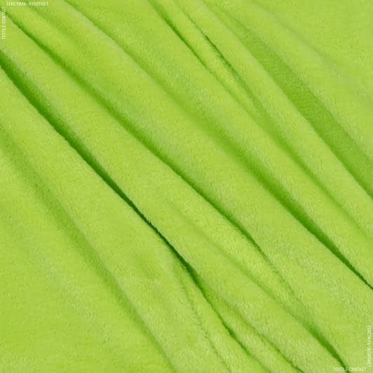 Тканини фліс велсофт - Фліс-250 велсофт салатовий