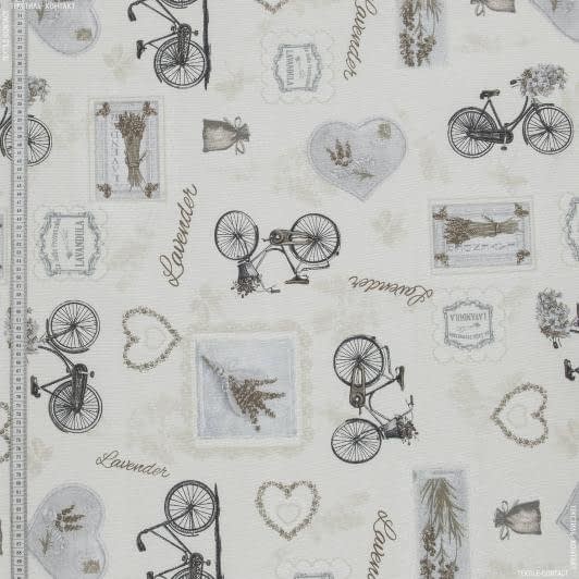 Тканини horeca - Декоративна тканина  лаванда/lavanda bicicleta