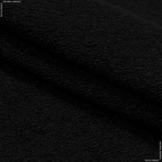 Ткани для костюмов - Трикотаж букле черный