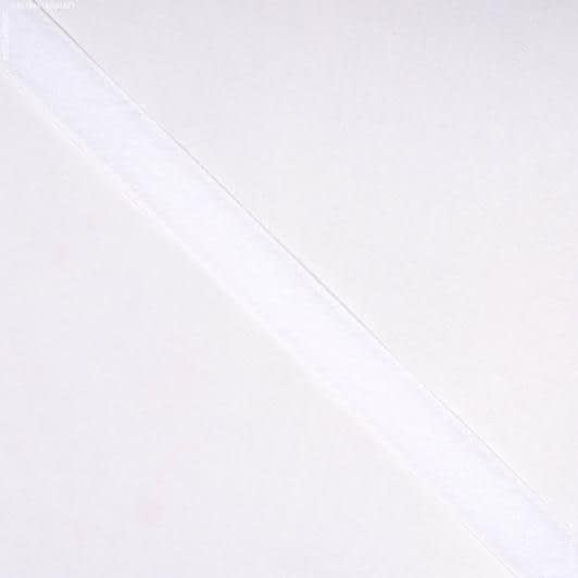 Ткани фурнитура для игрушек - Липучка Велкро пришивная мягкая часть белая 25мм/25м