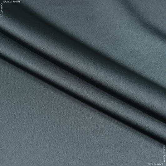 Тканини портьєрні тканини - Декоративний атлас дволицьовий Хюррем / HURREM сталево-блакитний