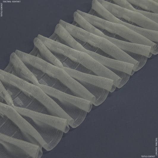 Ткани все ткани - Тесьма шторная Соты крупные прозрачная  КС-1:2.5 170мм±0.5мм/50м