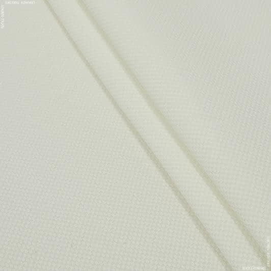 Ткани для банкетных и фуршетных юбок - Ткань для скатертей пике База цвет крем