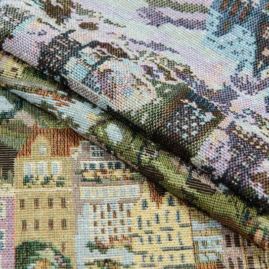 Ткани портьерные ткани - Гобелен Цветной город