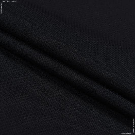 Ткани для мужских костюмов - Костюмная TORINO черная