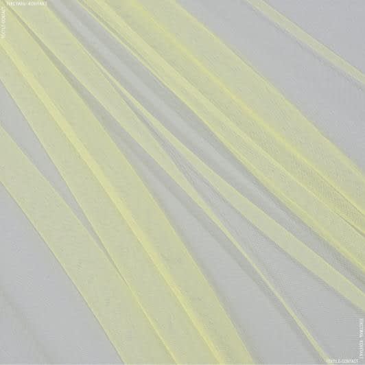 Ткани гардинные ткани - Микросетка Энжел лимонно-желтая