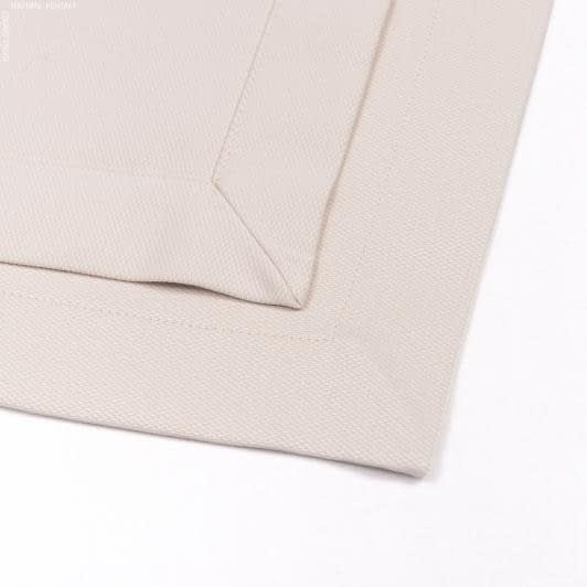Ткани готовые изделия - Салфетка рогожка Ниле цвет песок 45х45 см (144654)