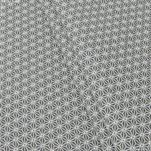 Ткани портьерные ткани - Жаккард моби /  moby  /т.серый