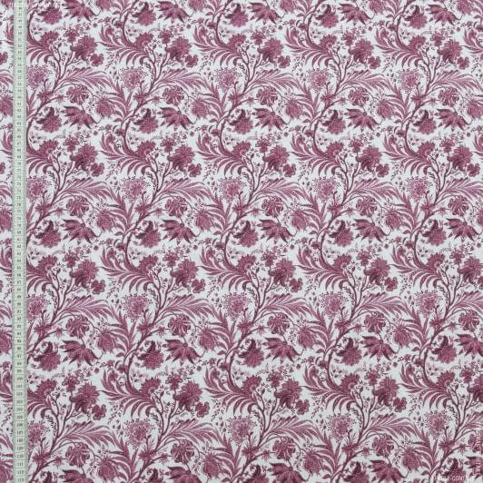 Ткани для детской одежды - Экокоттон азалия фон фрезово-розовый