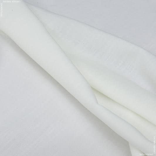 Ткани для чехлов на стулья - Декоративная ткань Шилли бело-молочная