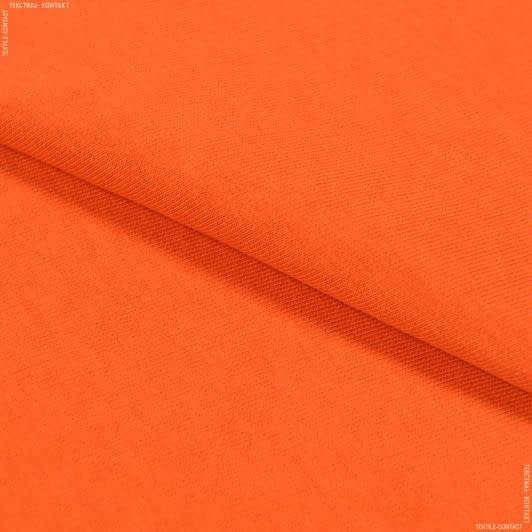 Тканини для спортивного одягу - Футер трьохнитка начіс помаранчевий