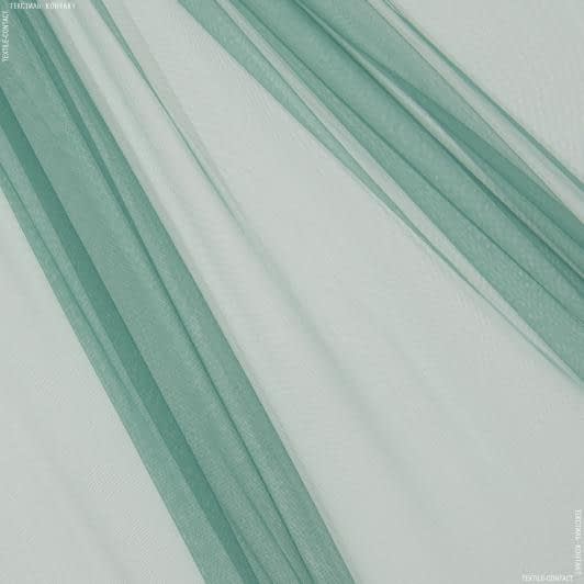 Ткани для драпировки стен и потолков - Микросетка Энжел цвет изумрудно-зеленый