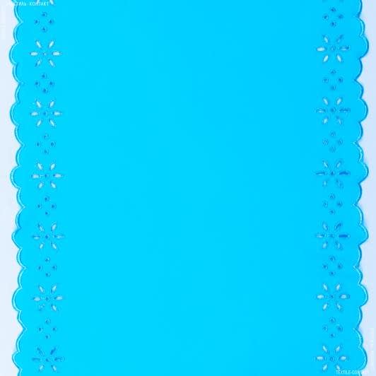 Тканини для рукоділля - Мереживо 30см блакитний