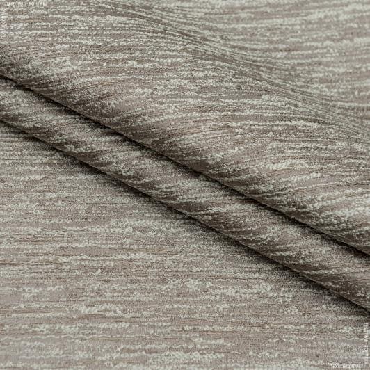 Ткани ненатуральные ткани - Жаккард Молина штрихи какао, серый
