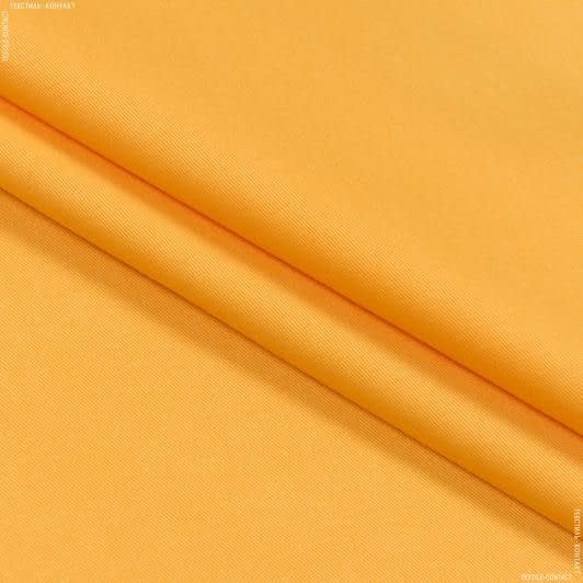 Ткани для банкетных и фуршетных юбок - Декоративный сатин Гандия цвет мандарин