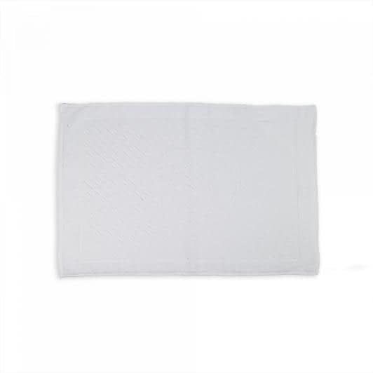 Тканини килимки - Рушник махровий для ніг 50х70 білий