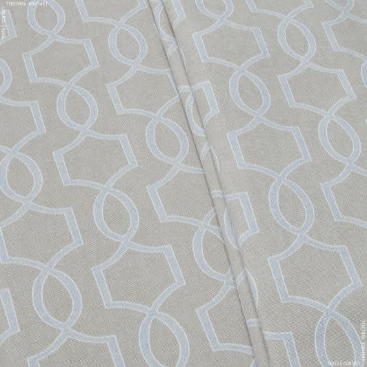 Ткани портьерные ткани - Декоративная ткань Фиона абстракция бежевый