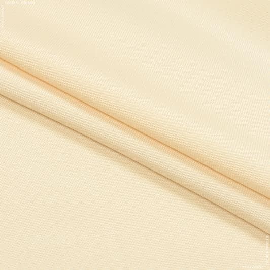 Тканини для банкетних і фуршетніх спідниць - Декоративна тканина Кіра /KIRA FR з вогнетривким просоченням колір пряжене молоко  СТОК