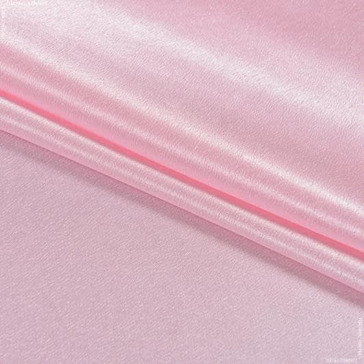 Тканини для банкетних і фуршетніх спідниць - Креп-сатин світло-рожевий