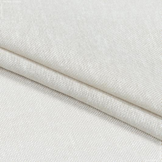 Тканини портьєрні тканини - Декоративний льон рогожка НІЛЕ / NILE бежевий