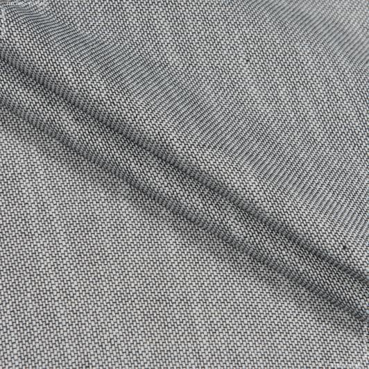 Тканини портьєрні тканини - Декоративна тканина Сіварачорно-молочна