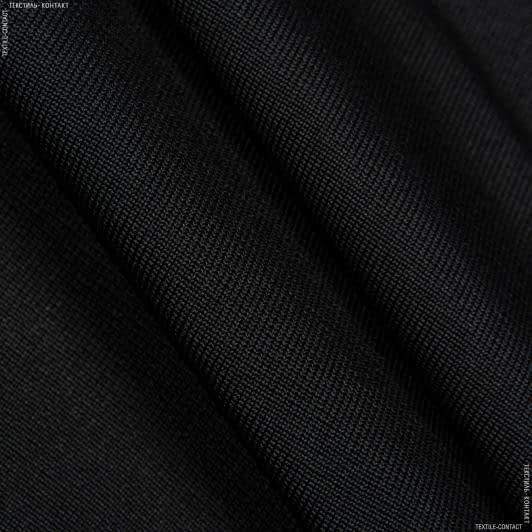 Ткани ненатуральные ткани - Рибана курточная черная