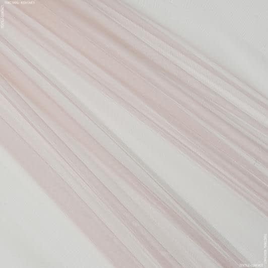 Тканини для ляльок - Тюль сітка міні Грек  рожевий мусс
