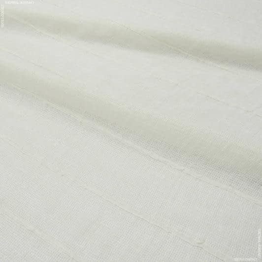 Тканини гардинні тканини - Портьєра-тюль з обважнювачем  левіта/ crush крем