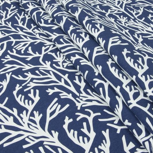 Ткани хлопок смесовой - Декоративная ткань Арена Менклер т.синий