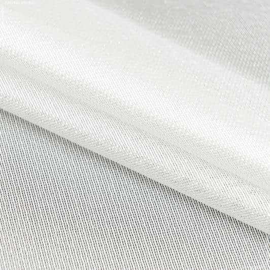 Тканини для драпірування стін і стель - Тюль Медея перламутр колір кремовий з обважнювачем
