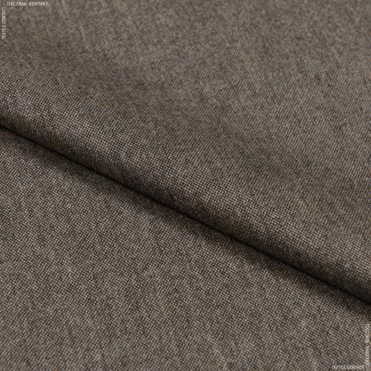 Тканини для штанів - Костюмний твід TWEET коричневий