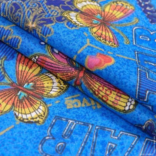 Тканини для одягу - Бязь плательна HT метелики