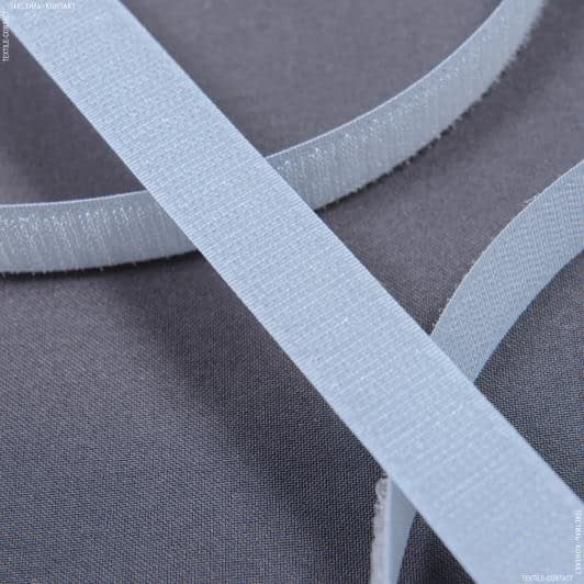 Тканини фурнітура і аксесуари для одягу - Липучка Велкро пришивна жорстка частина світло сіра 20мм/25м