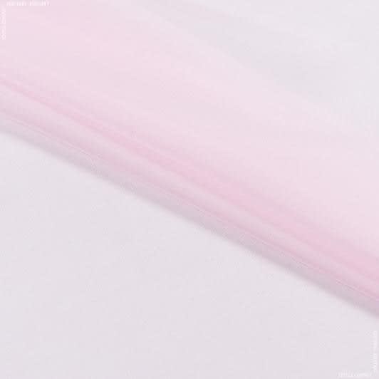 Тканини гардинні тканини - Тюль вуаль ніжно-рожевий