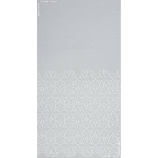 Ткани для скрапбукинга - Гардинное полотно гипюр муту белый