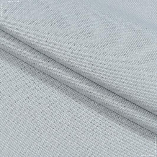 Ткани портьерные ткани - Блекаут рогожка / BLACKOUT серебристо-серый