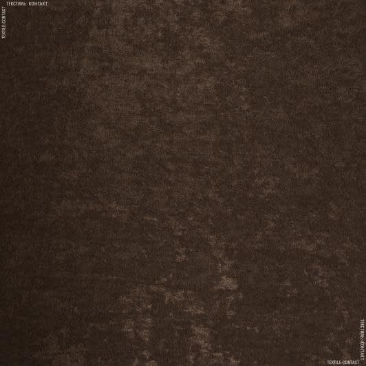Ткани театральные ткани - Чин-чила софт мрамор цвет шоколад