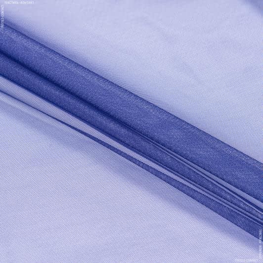 Тканини для суконь - Фатин синій