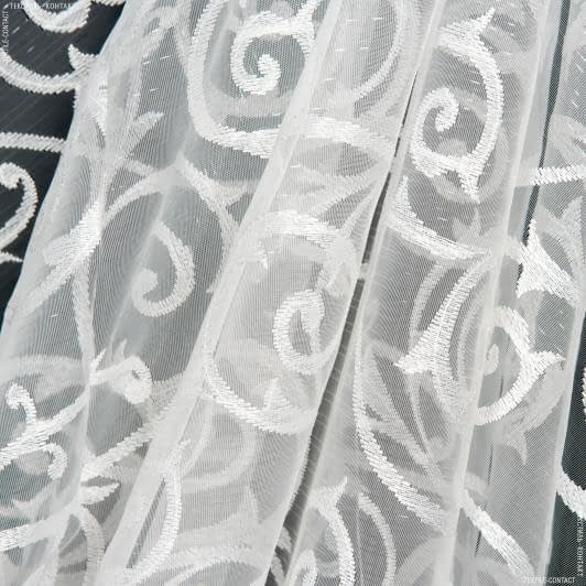 Тканини гардинні тканини - Тюль вишивка меліса
