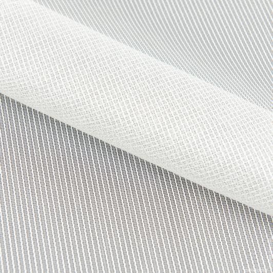 Тканини для драпірування стін і стель - Тюль сітка Кіто перламутр колір вершковий з обважнювачем