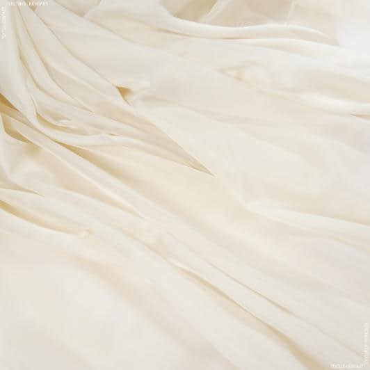 Ткани гардинные ткани - Тюль Вуаль-шелк песок