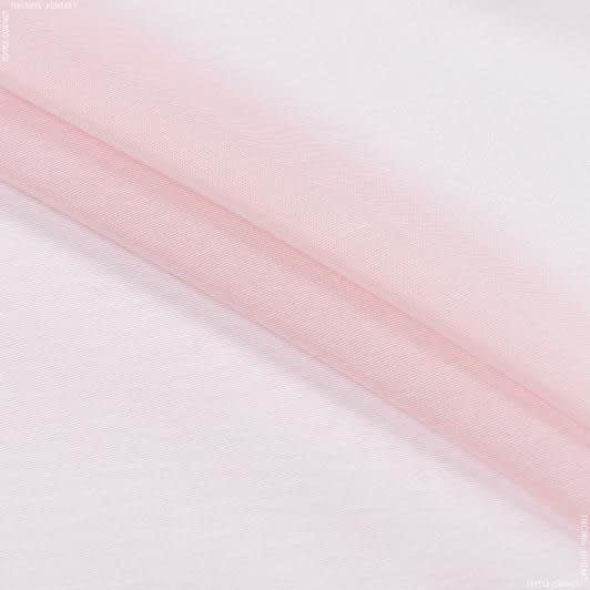 Ткани для штор - Тюль батист Рим цвет розовый мусс с утяжелителем