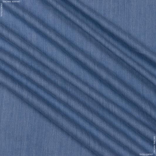 Ткани для брюк - Джинс вареный голубой