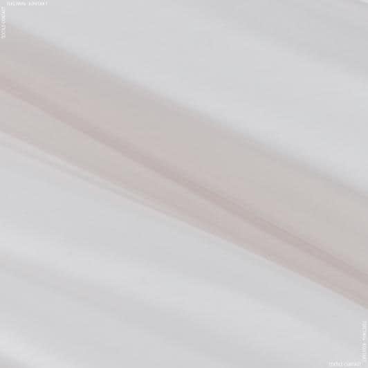 Ткани для драпировки стен и потолков - Тюль батист Элит цвет розовый перламутр с утяжелителем