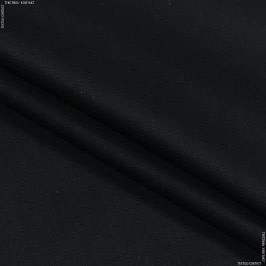 Ткани для сумок - Саржа 230-ТКЧ черный